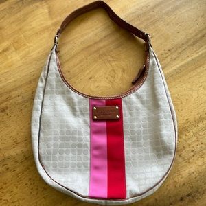 Kate Spade hobo bag w red & pink
